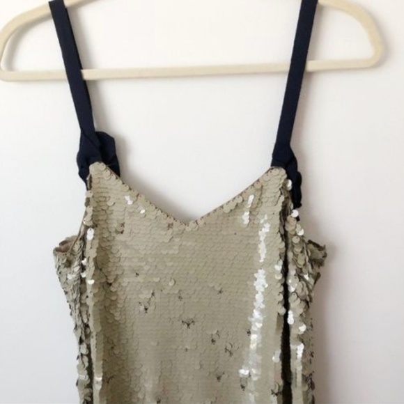 J.Crew Collection tie-shoulder sequin dress-G5352 - Picture 2 of 7
